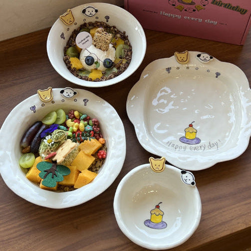 Happy Birthday Ceramic Tableware