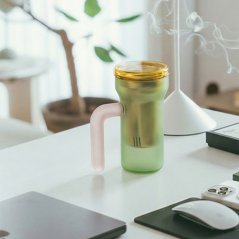 Tea Infuser Cup with Tea Separation Design