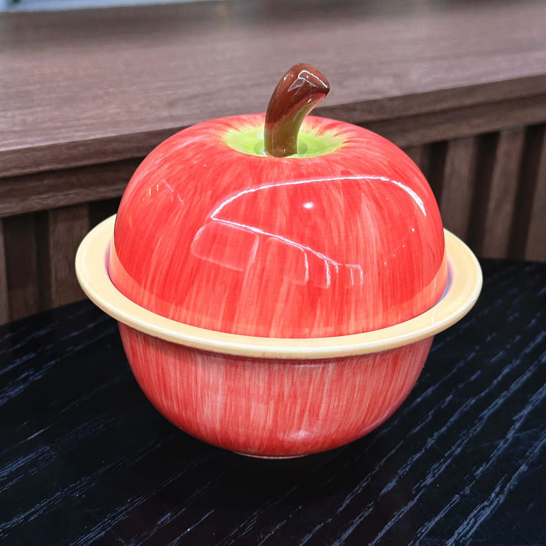 Handmade Apple Ceramic Bowl