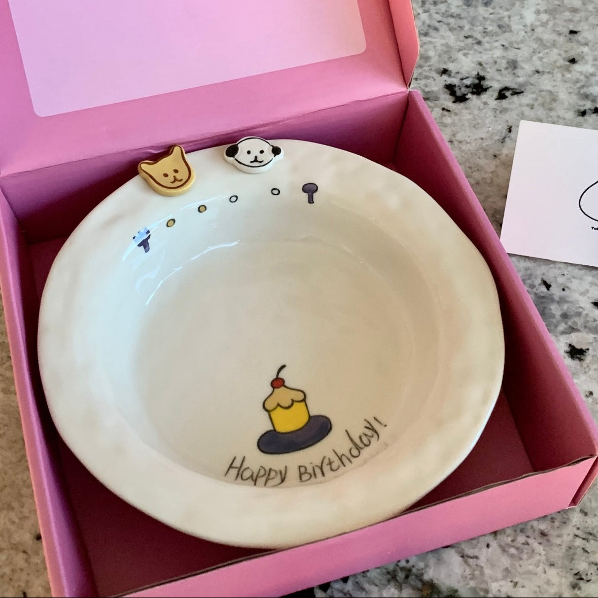 Happy Birthday Ceramic Tableware