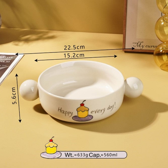 Happy Birthday Ceramic Bowl