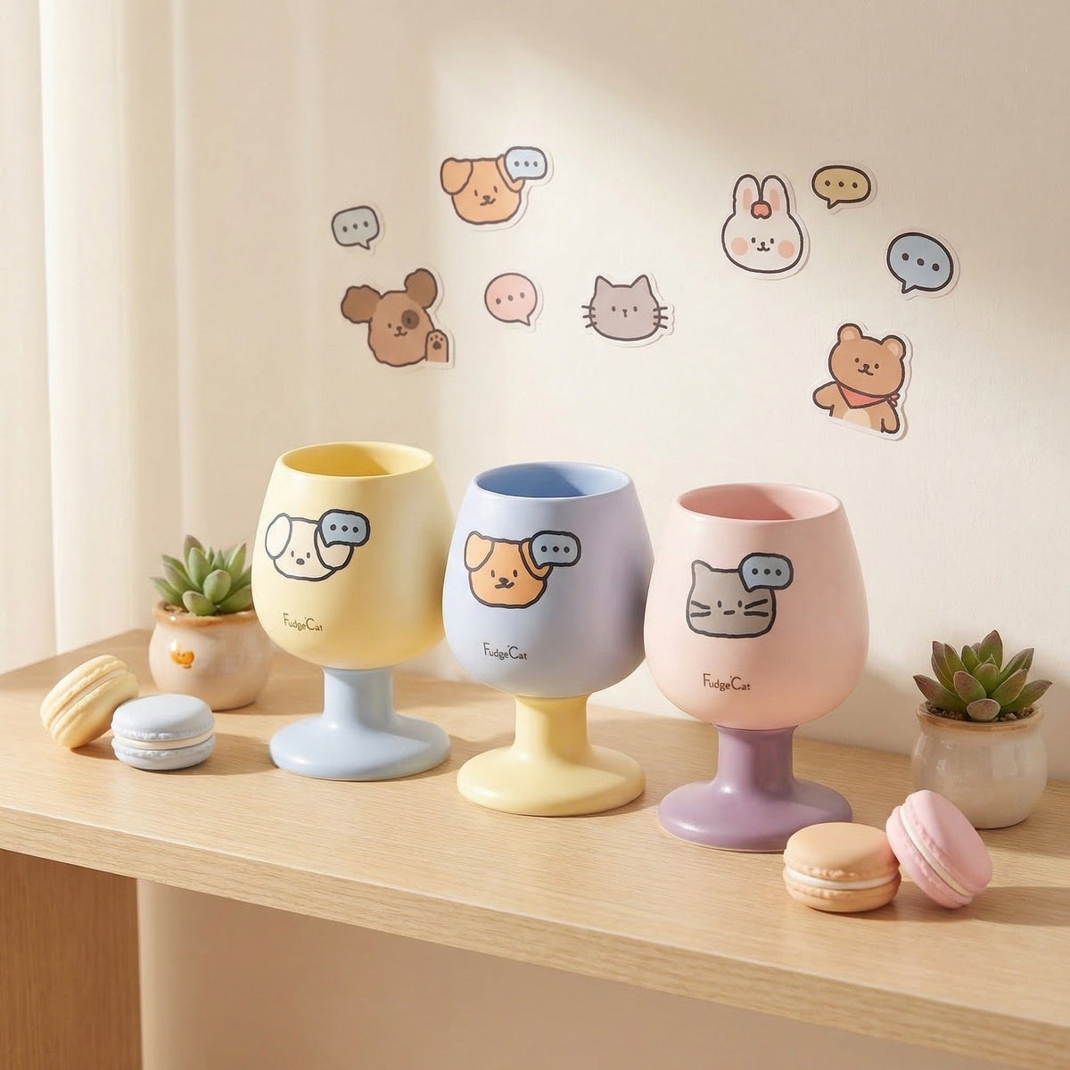 Cartoon Ceramic Goblet - StillMug