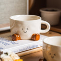 Hand-Painted Cocoa Bean Ceramic Coffee Mug - StillMug