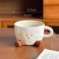Hand-Painted Cocoa Bean Ceramic Coffee Mug - StillMug