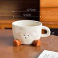 Hand-Painted Cocoa Bean Ceramic Coffee Mug - StillMug
