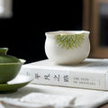 Hand-Painted Daisy Ceramic Fortune Pouch Coffee Mug - StillMug