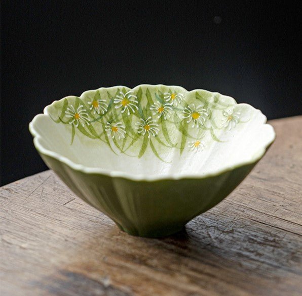 Hand-Painted Daisy Ceramic Tea & Coffee Collection - StillMug