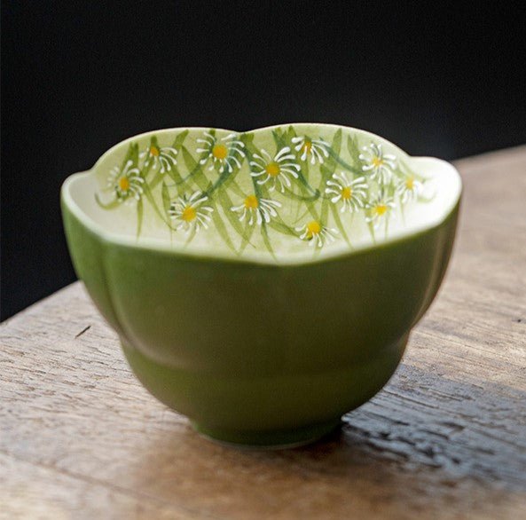 Hand-Painted Daisy Ceramic Tea & Coffee Collection - StillMug