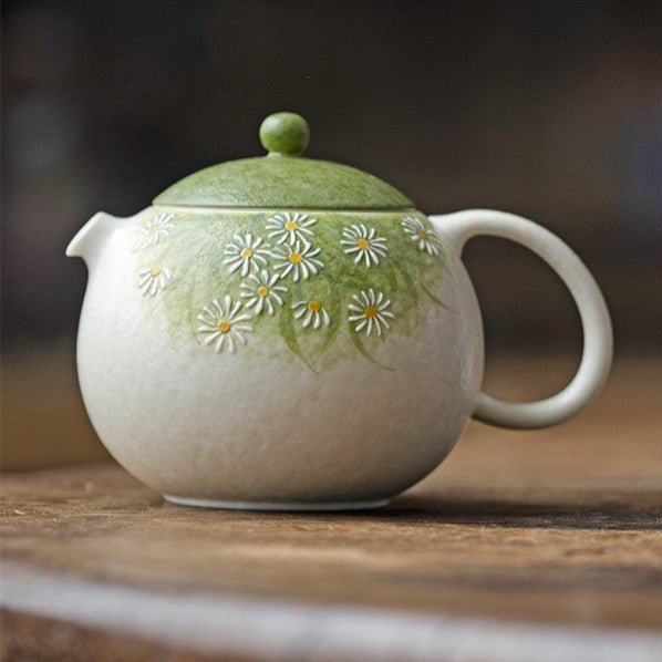 Hand-Painted Daisy Ceramic Tea & Coffee Collection - StillMug