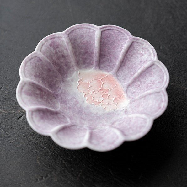 Hand-Painted Purple Peony Ceramic Tea & Coffee Collection - StillMug
