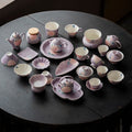 Hand-Painted Purple Peony Ceramic Tea & Coffee Collection - StillMug