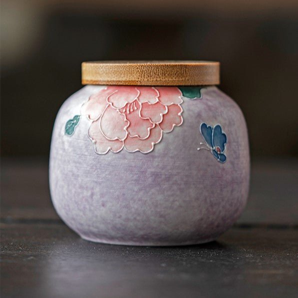 Hand-Painted Purple Peony Ceramic Tea & Coffee Collection - StillMug