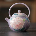 Hand-Painted Purple Peony Ceramic Tea & Coffee Collection - StillMug