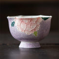 Hand-Painted Purple Peony Ceramic Tea & Coffee Collection - StillMug