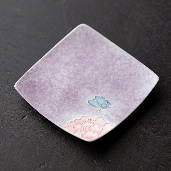 Hand-Painted Purple Peony Ceramic Tea & Coffee Collection - StillMug