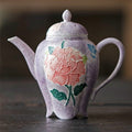 Hand-Painted Purple Peony Ceramic Tea & Coffee Collection - StillMug