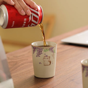 Handcrafted Ru Kiln Ceramic Coffee Cup - StillMug
