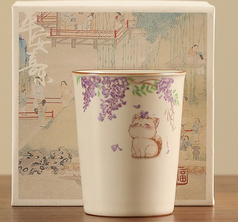 Handcrafted Ru Kiln Ceramic Coffee Cup - StillMug