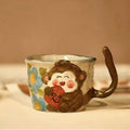 Handmade Rustic Cat Ceramic Coffee Mug - StillMug