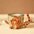 Handmade Rustic Cat Ceramic Coffee Mug - StillMug