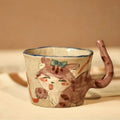Handmade Rustic Cat Ceramic Coffee Mug - StillMug
